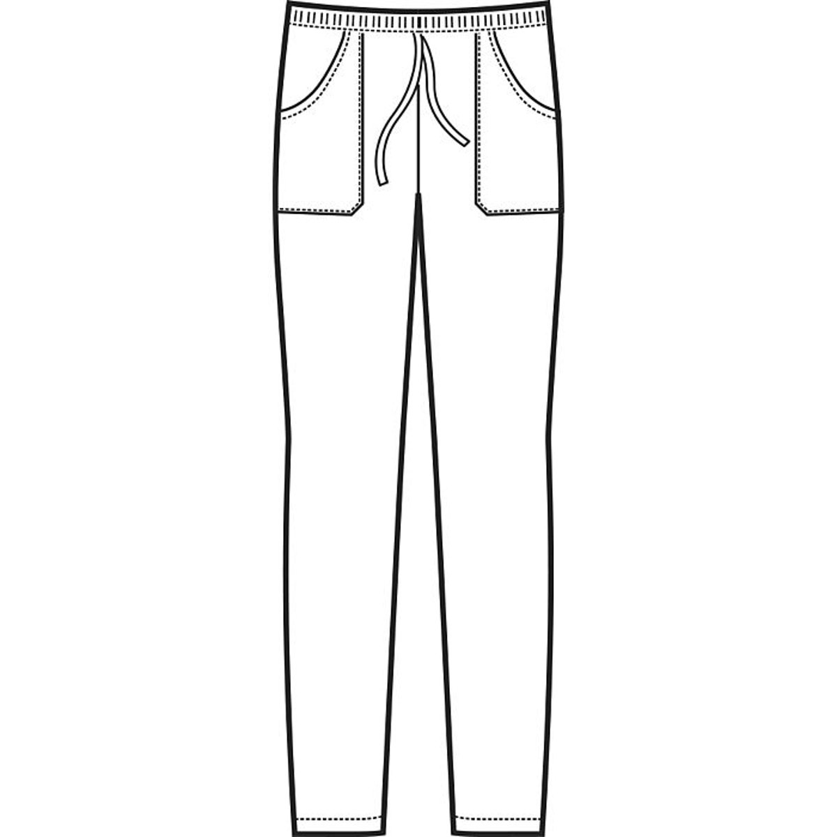 Pantalone Sanitario Pantalaccio Isacco Tecnostretch con Elastico e Laccio per Medico, Infermiere e Cuoco thumbnail 4