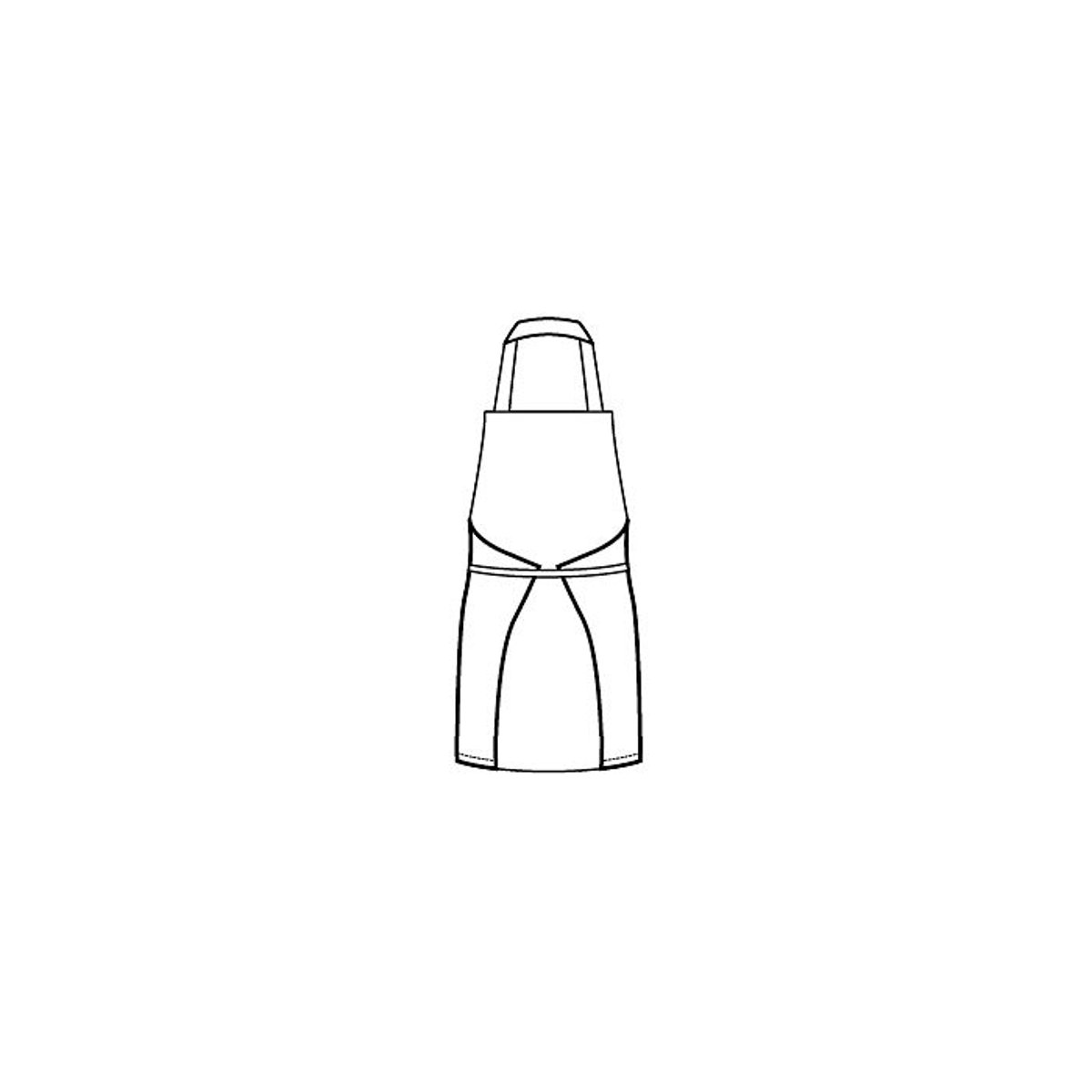 Grembiule Oregon Short Isacco Unisex per Bar, Enoteche e Bistrot con Inserti in Pelle thumbnail 3