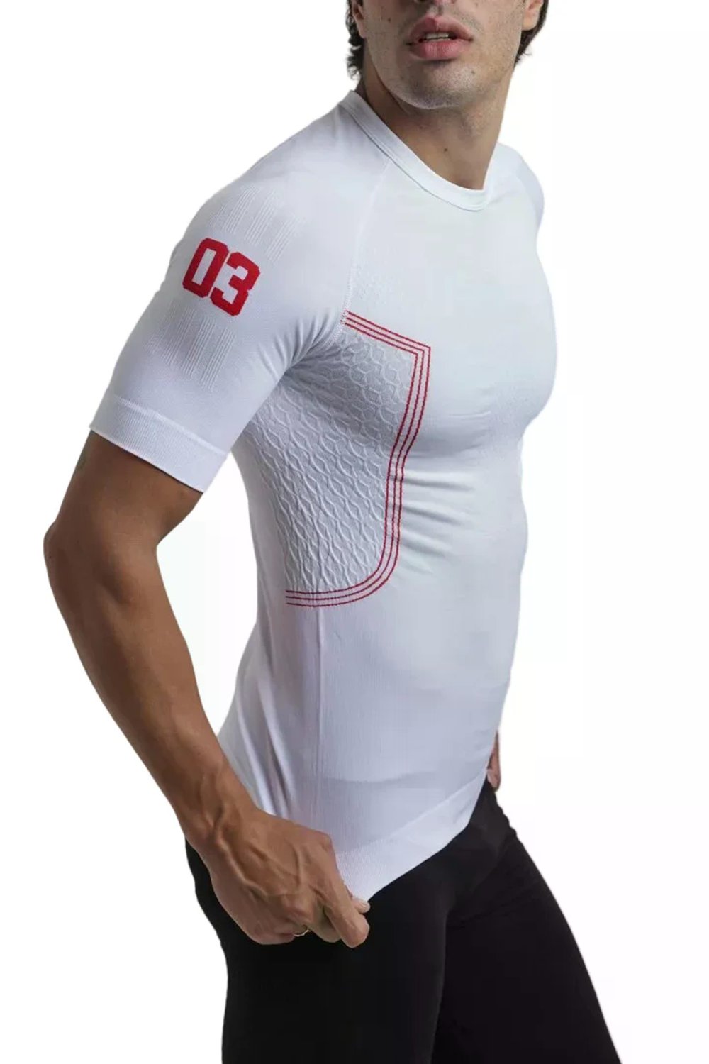 Maglia Termica da Lavoro Uomo THERMO PRO 280 SS Manica Corta Seamless 280 g/m² thumbnail 4