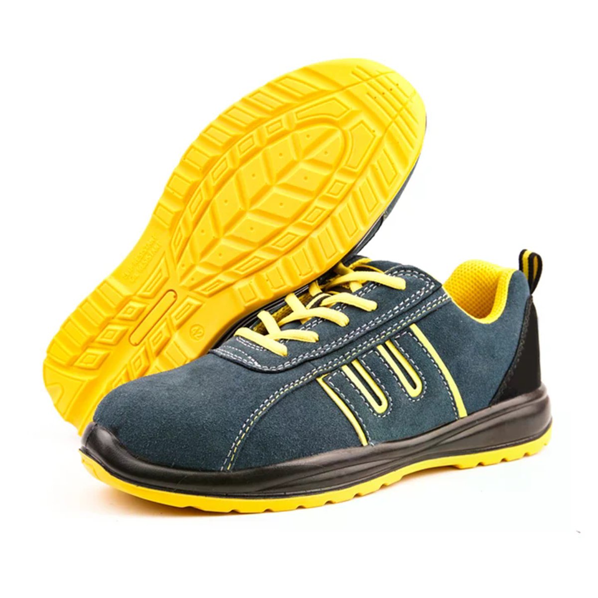 Scarpe Antinfortunistiche Miller Steel S1P SRC Basse Blu Leggere Uomo Donna thumbnail 2