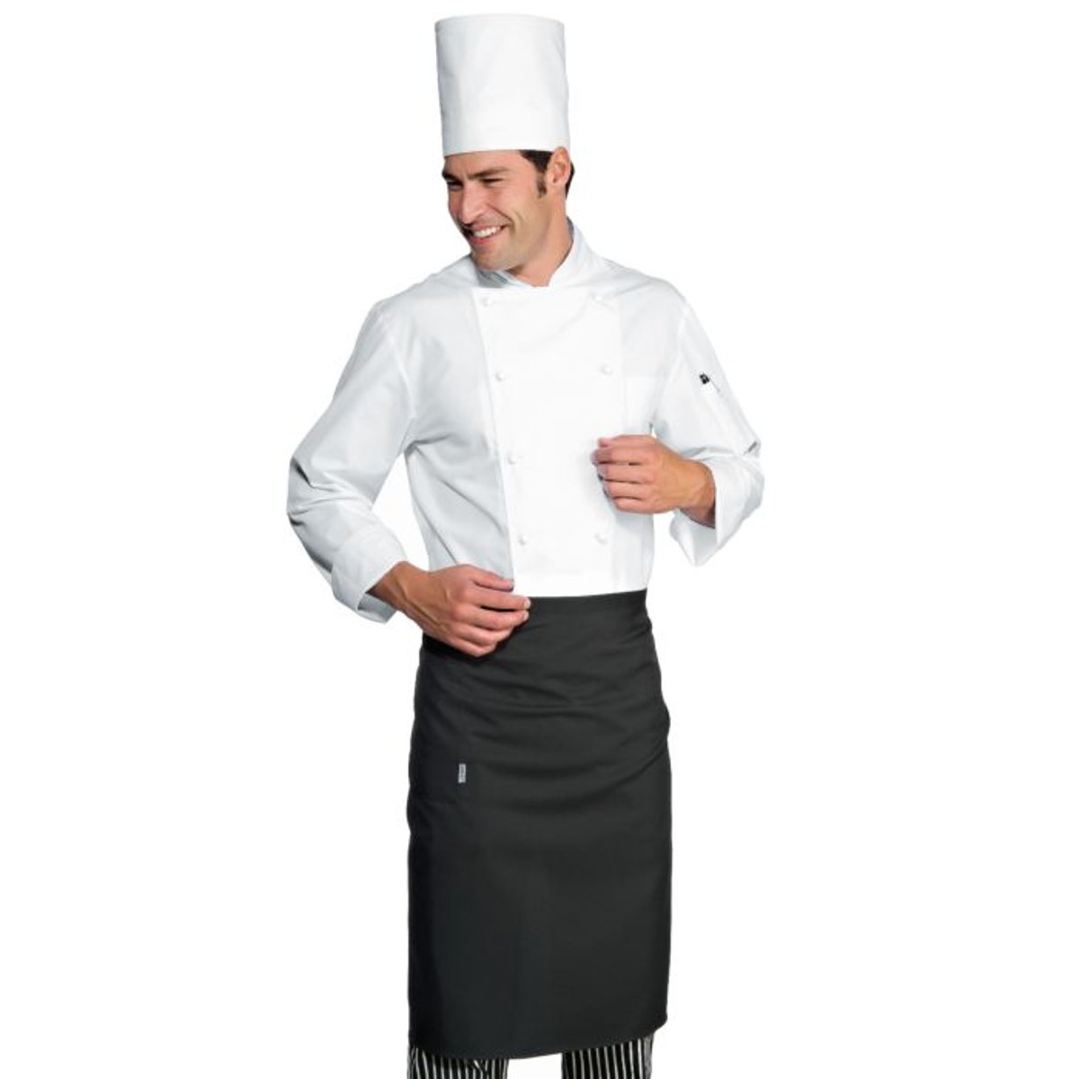 Cappello da Cuoco Elite Isacco Rigido Regolabile con Velcro per Chef e Cucina Professionale thumbnail 2