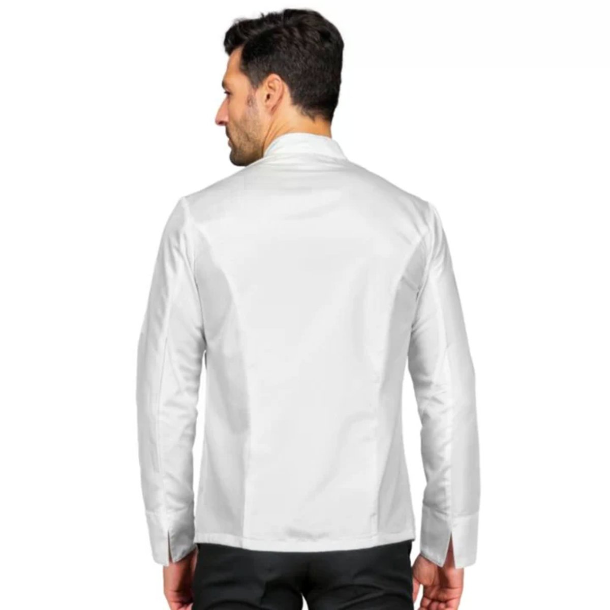 Giacca da Cuoco Belfast Slim Isacco Unisex Manica Lunga Superdry Antimacchia thumbnail 3
