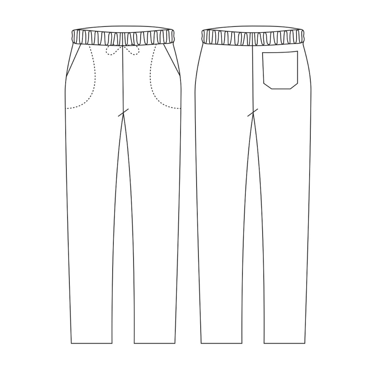 Pantalone da Cuoco Unisex EgoChef COULISSE Regolabile in Vita thumbnail 2