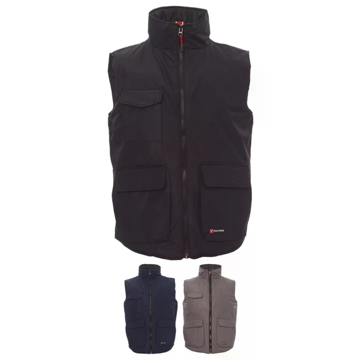 Gilet da Lavoro WANTED Unisex Multitasche in Ripstop con Lock System e Porta Smartphone