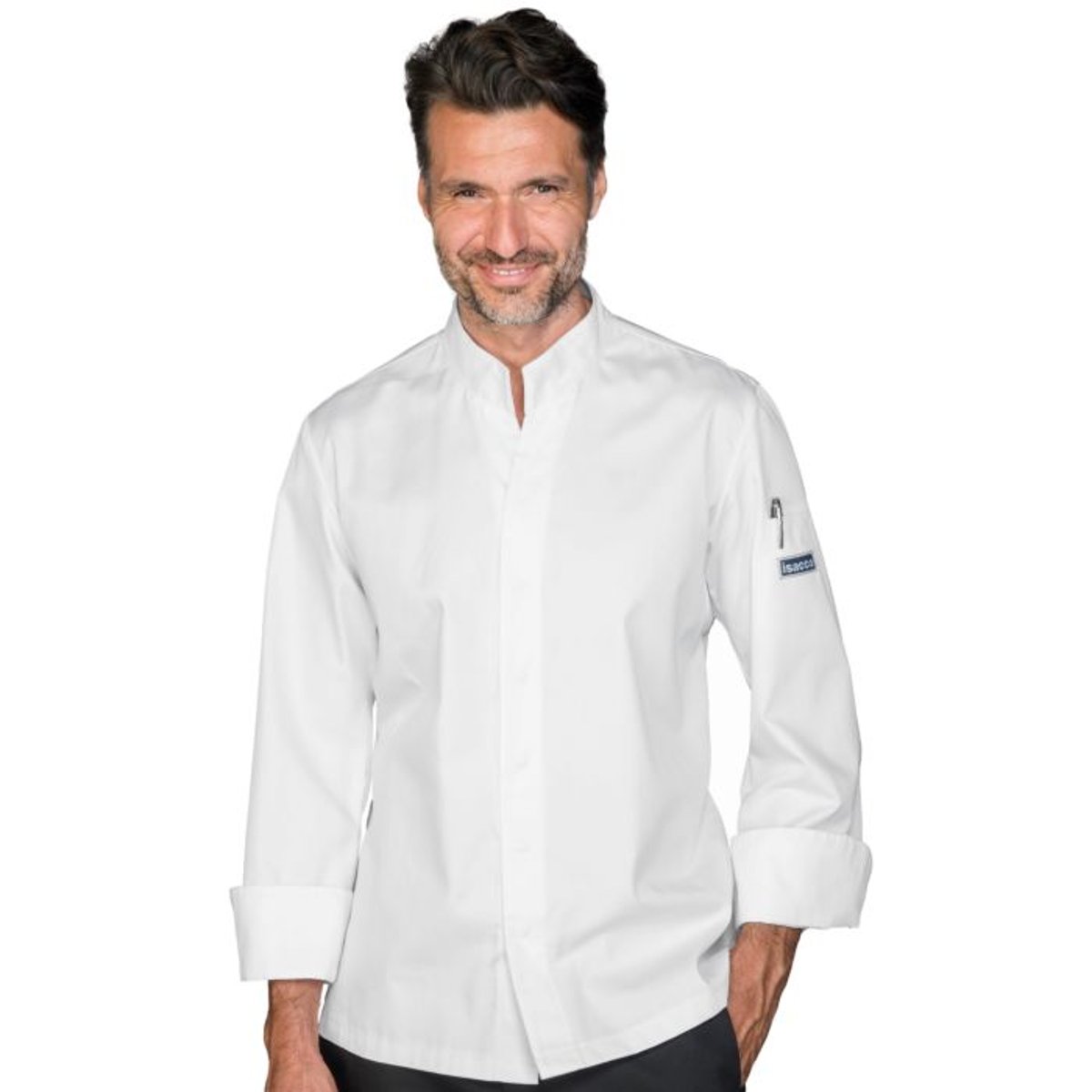 Giacca da Cuoco Sincler Slim Isacco Unisex Manica Lunga Superdry con Rete Microforata thumbnail 3